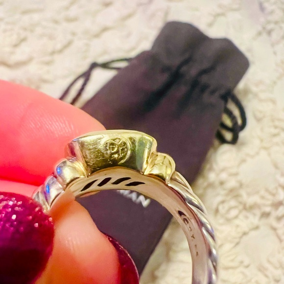 🔴Authentic DAVID YURMAN Citrin Sterling Silver Ring🔴 - Picture 2 of 9